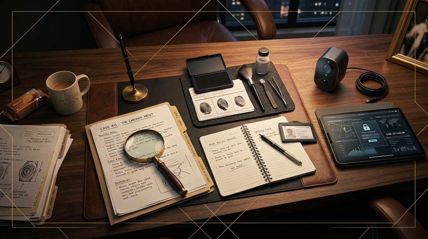 SETDEX Detective Agency - Investigation desk